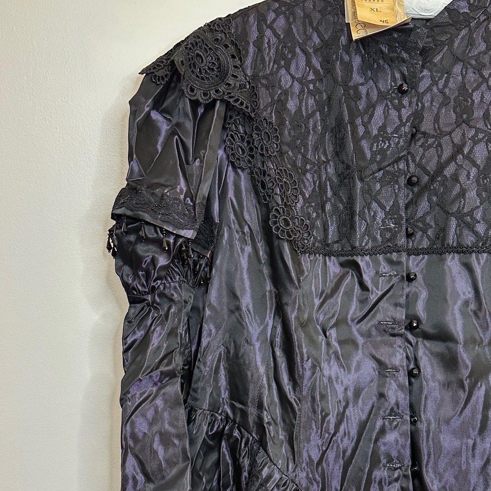 Recollections Black Long Sleeve Dress womens XL - Picture 8 of 10